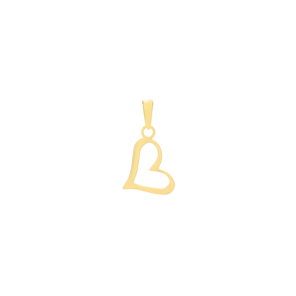 Dije Corazon Dibujado 18k