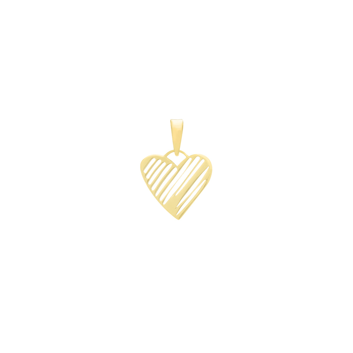Dije Corazon Pintado 18k
