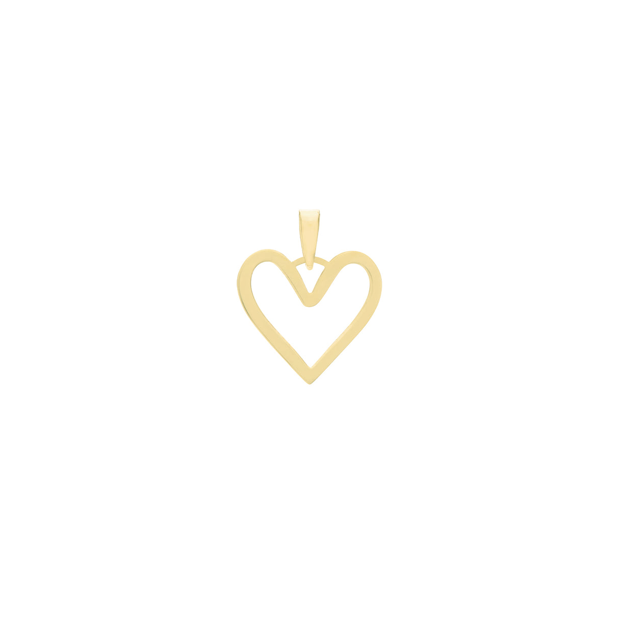 Dije Corazon Silueta 18k