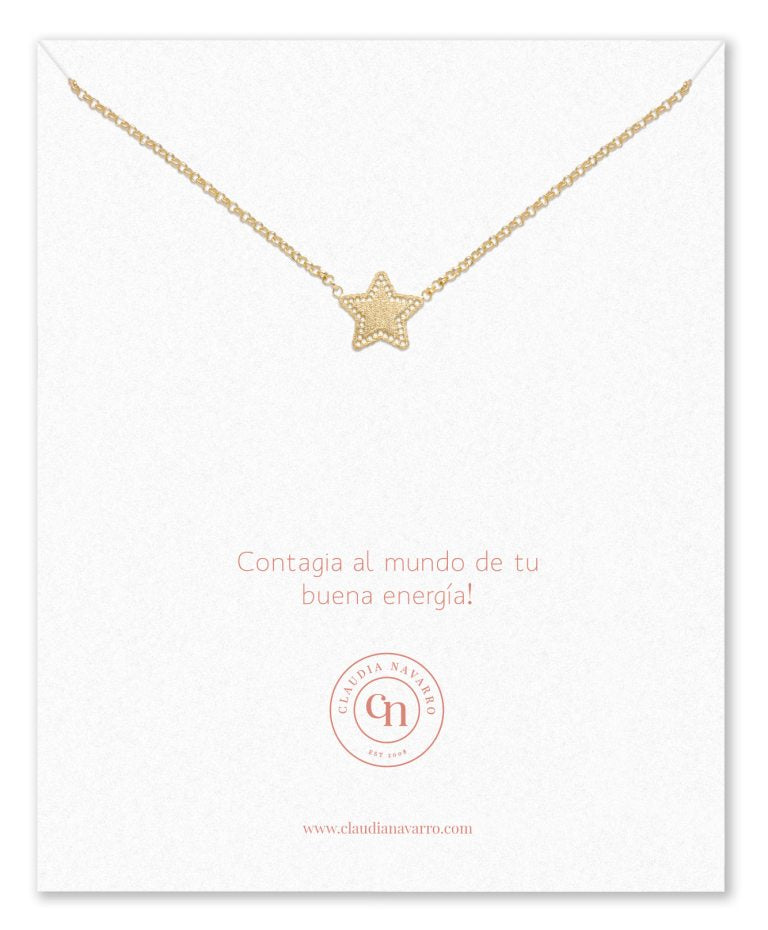Collar Kids Estrellada Gold