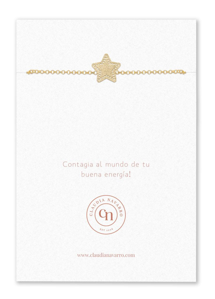 Pulsera Kids Estrellada Gold