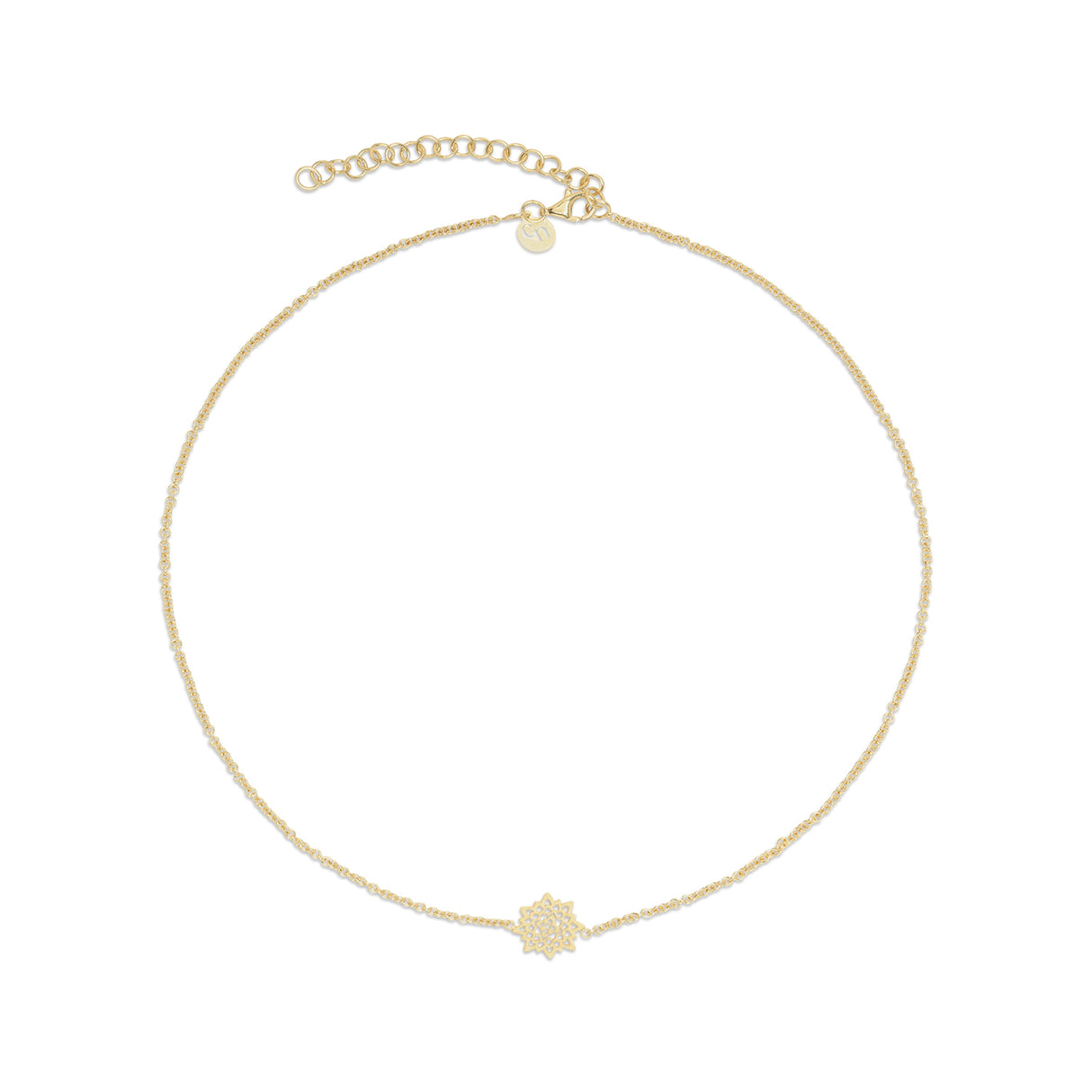Gargantilla Mandala3 Gold