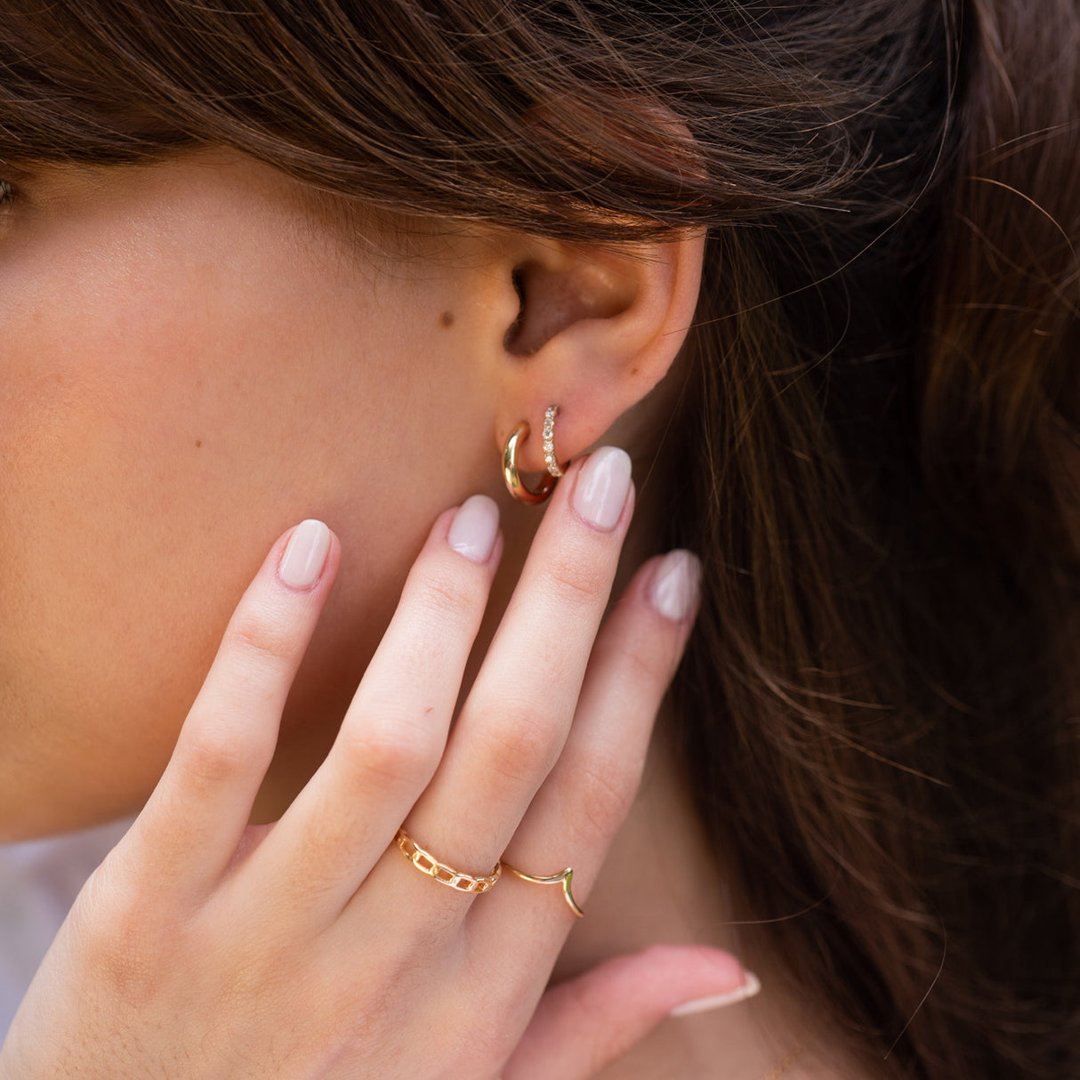Hoops Mini Gold