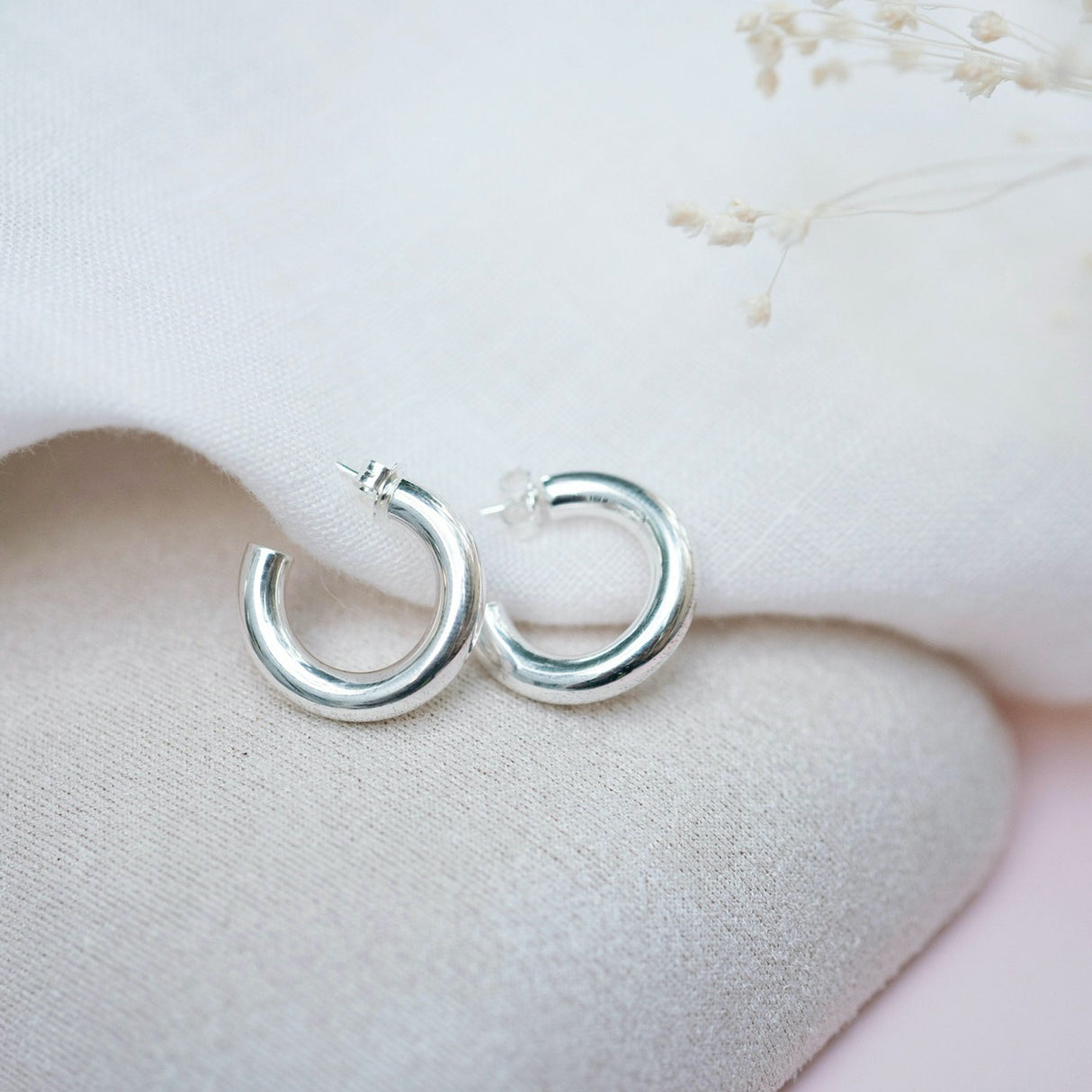 Hoops Small Silver