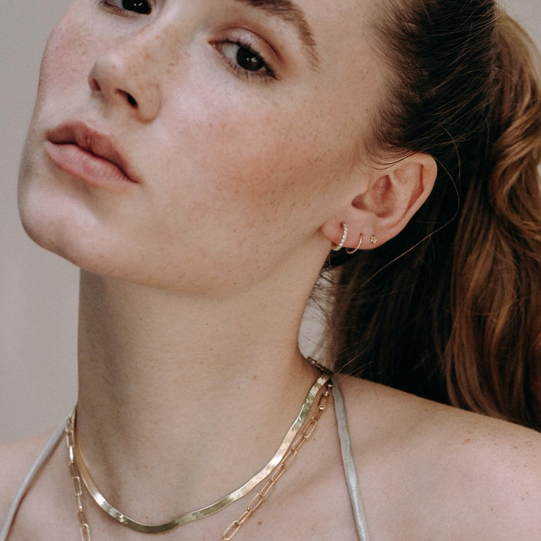 Argolla Cz 8Mm Gold