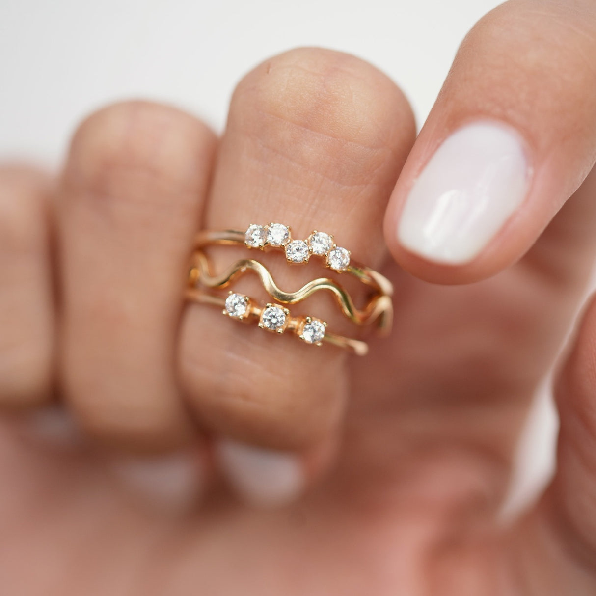 Anillo Triple Ilusion Gold