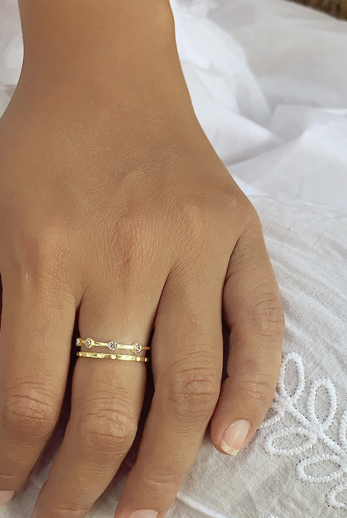 ANILLO DOBLE BASIC GOLD