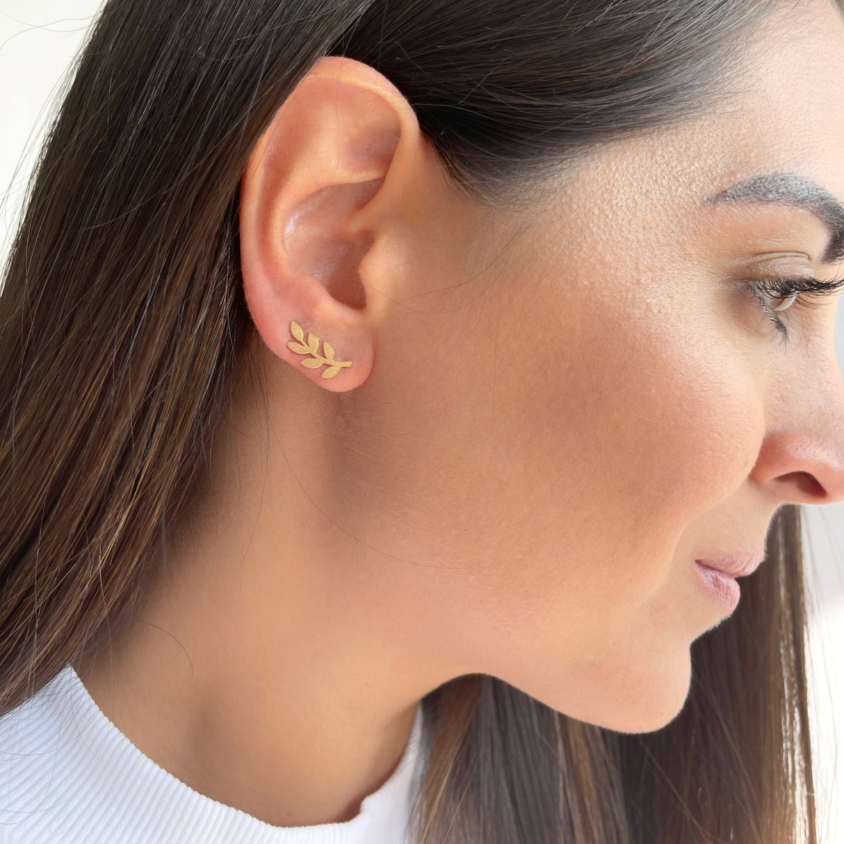 Ear Climber Olivo Gold