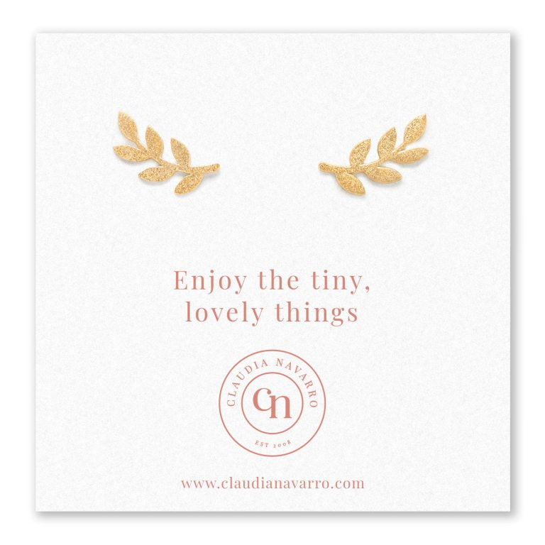 Ear Climber Olivo Gold