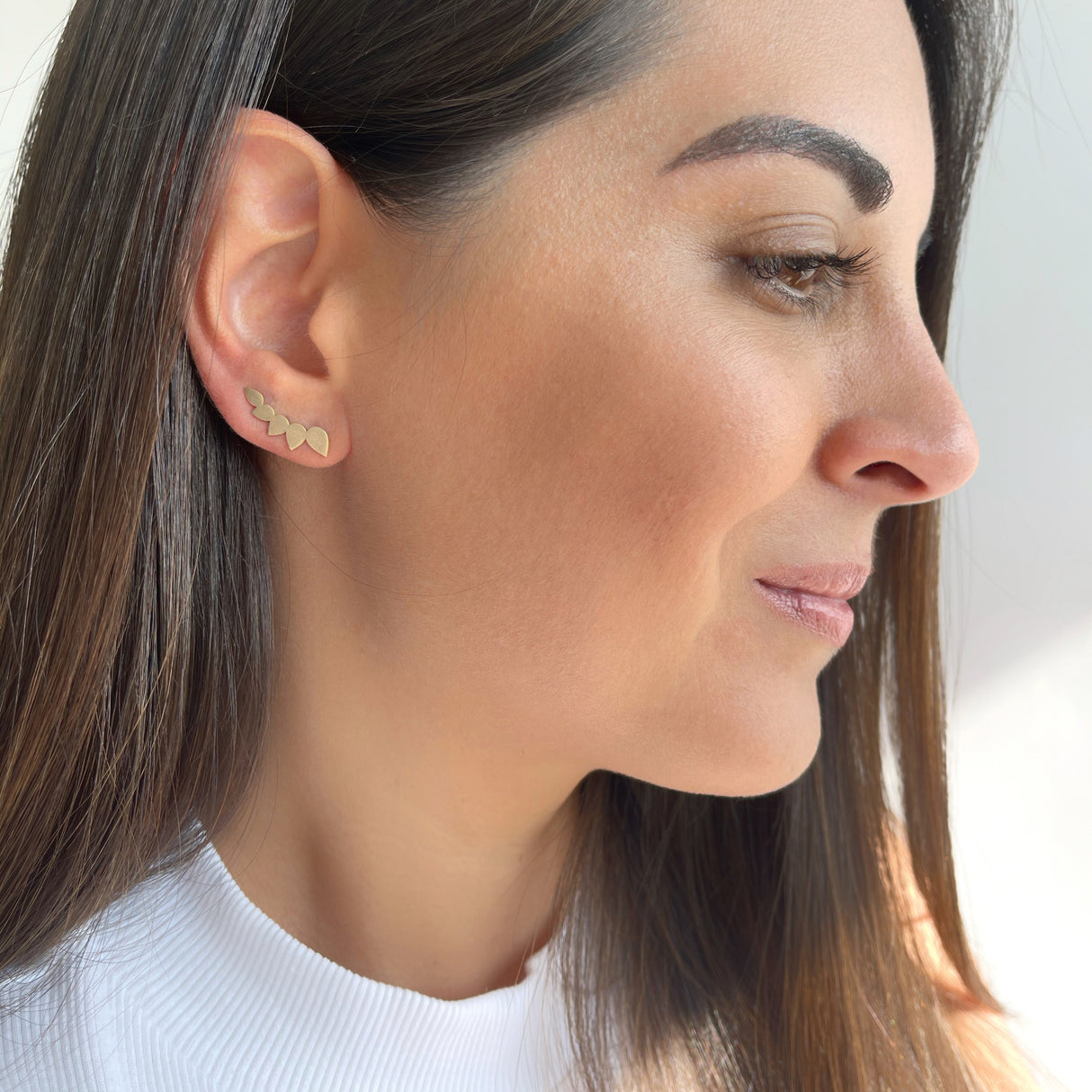 Ear Climber Gotas Gold