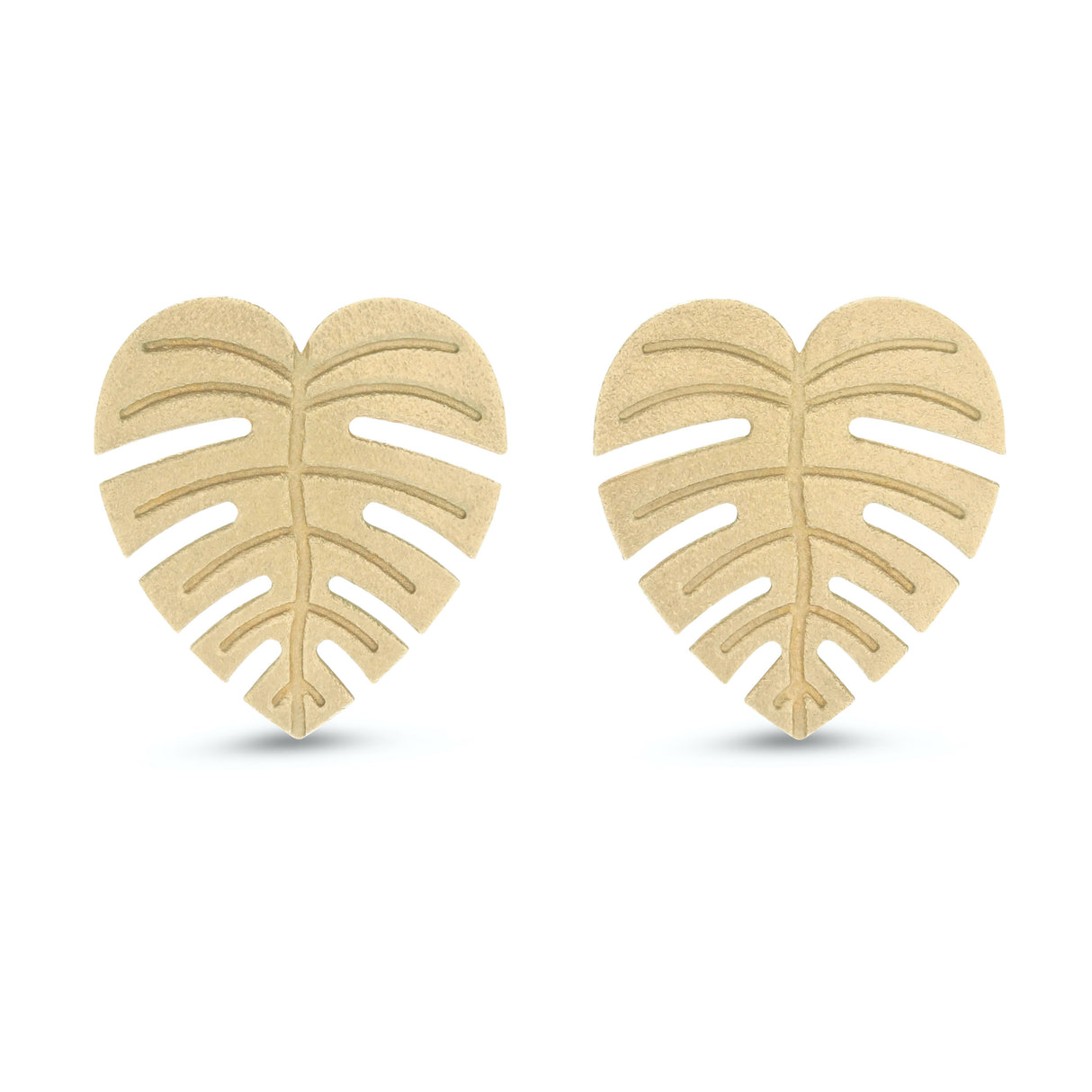 Arete gde Leaf Gold