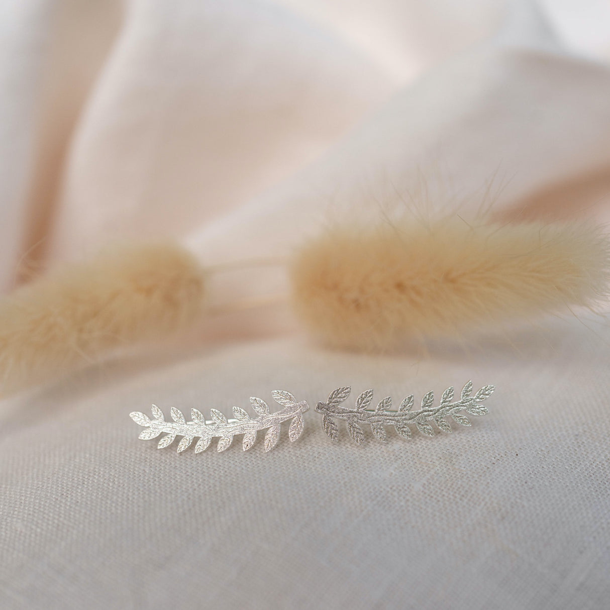 Ear Climber Foil Silver