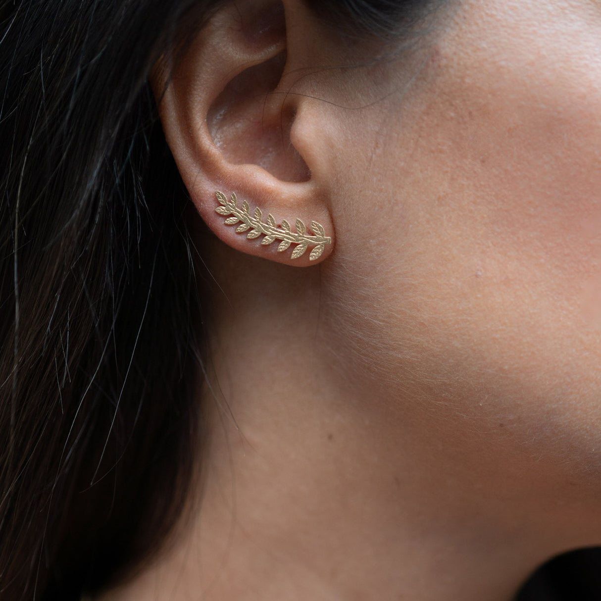 Ear Climber Foil Gold
