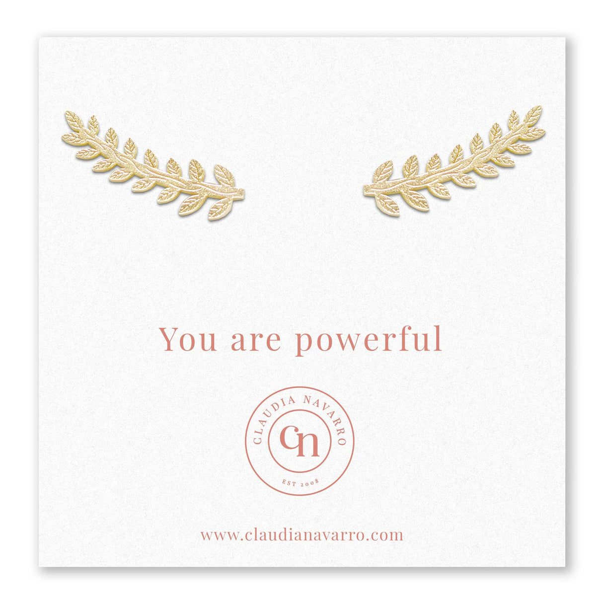 Ear Climber Foil Gold