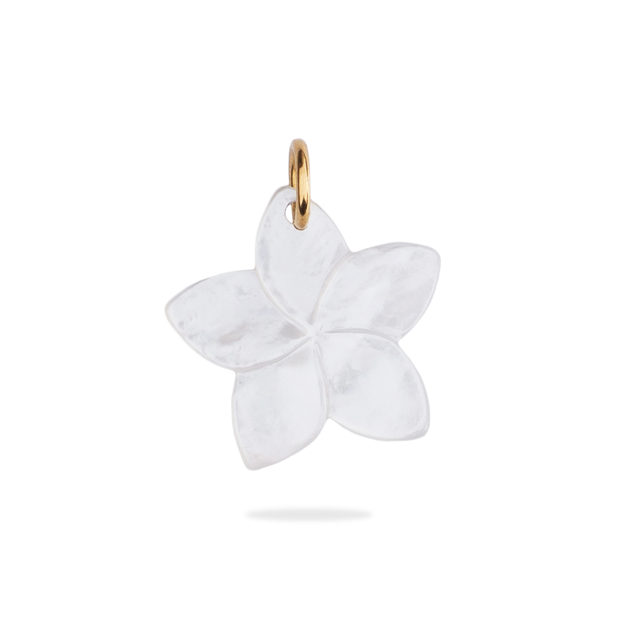 Charm Plumeria Nacar Gold
