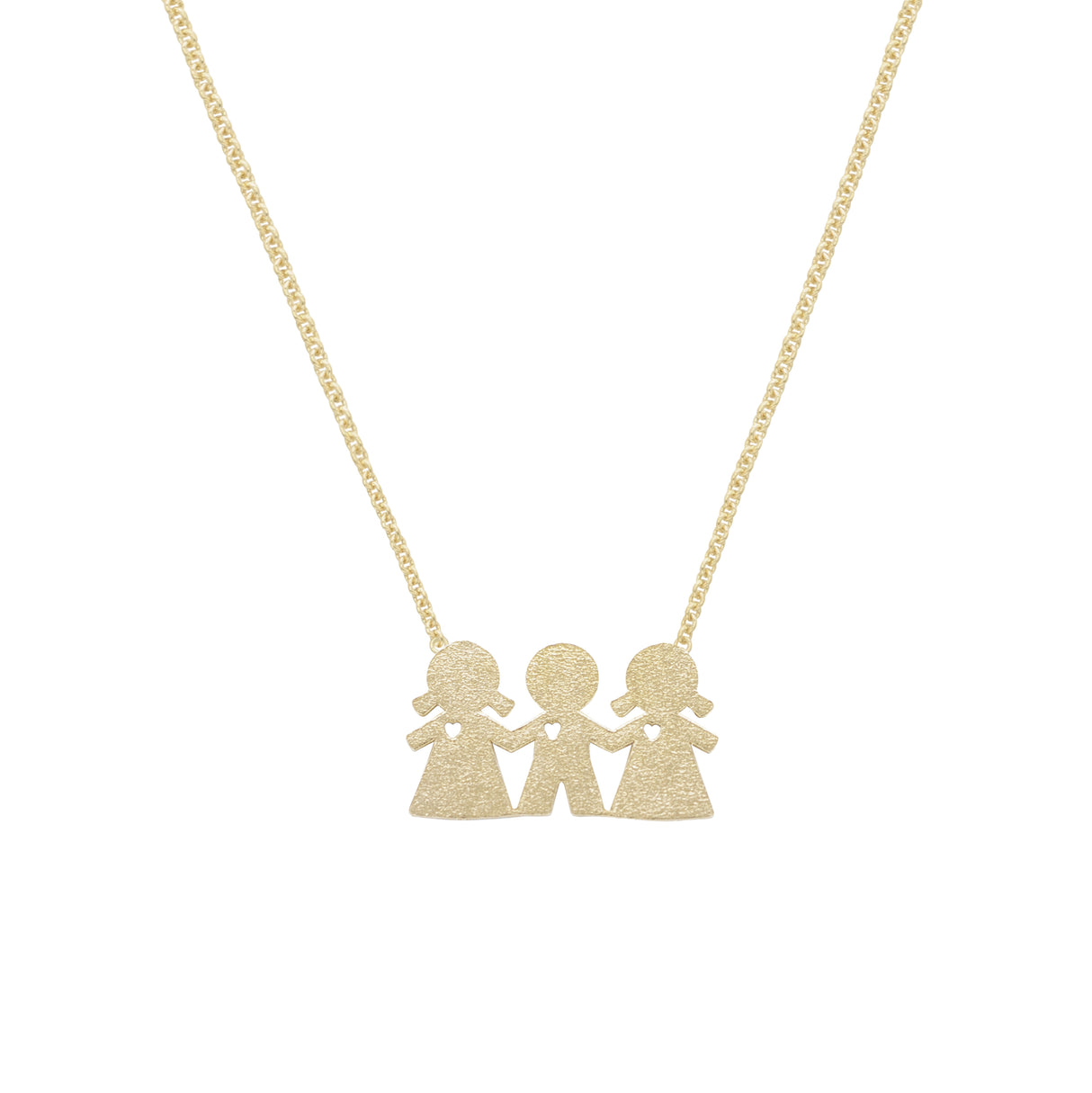Collar Niña-Niño-Niña Gold