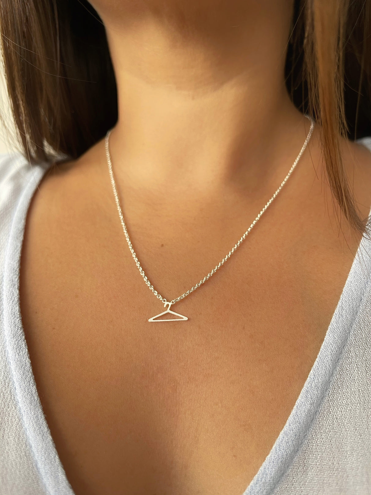 Collar Hanger Silver