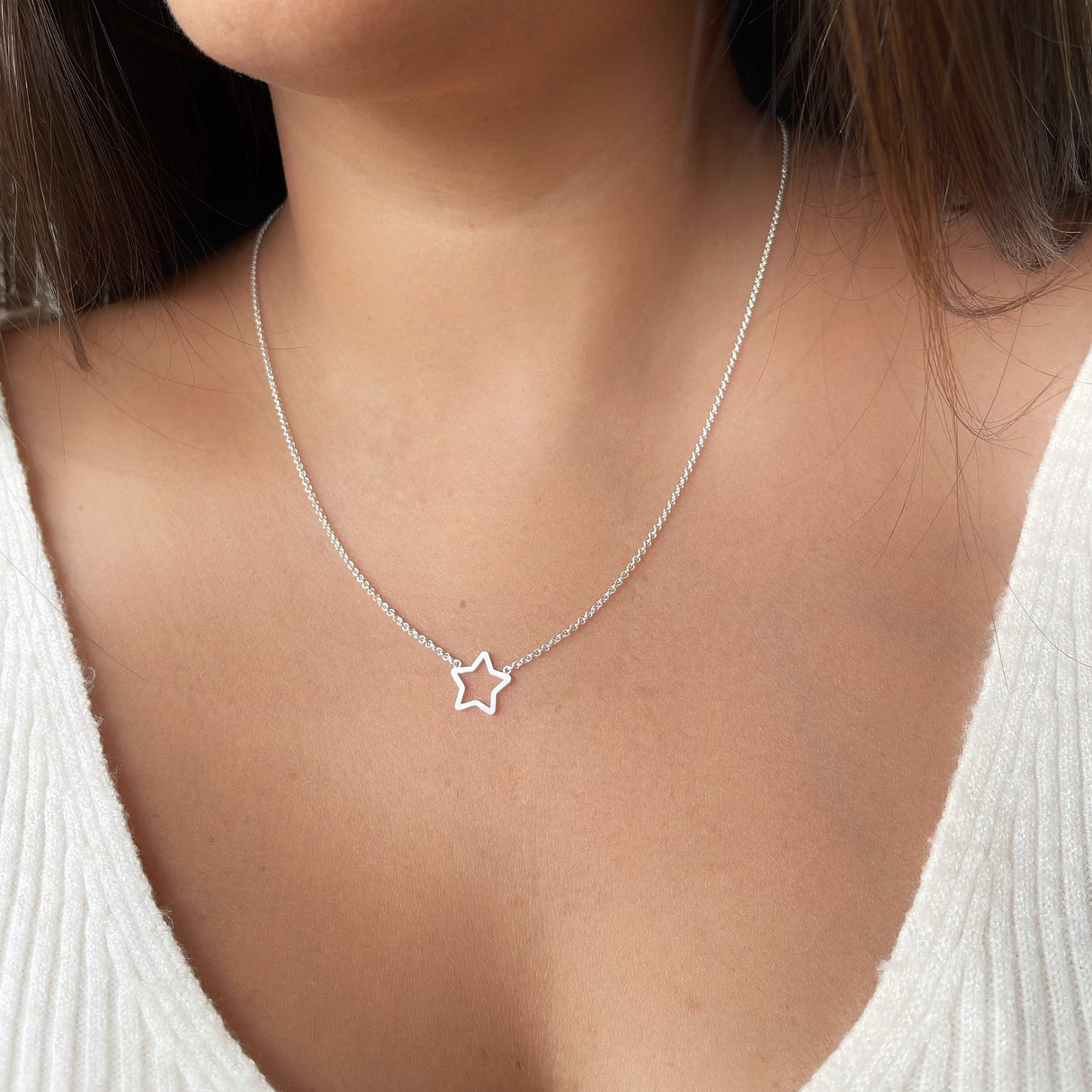 Collar Estrella Silver