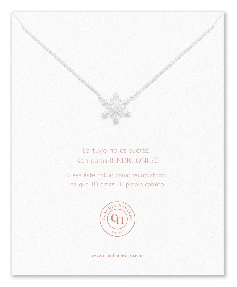 Collar Snowflake Silver