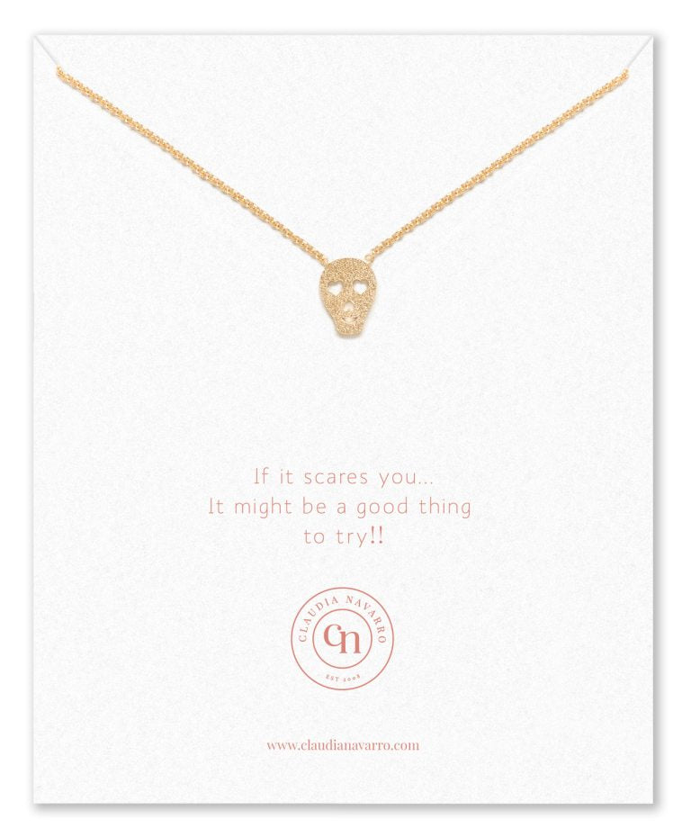 Collar Calavera Gold
