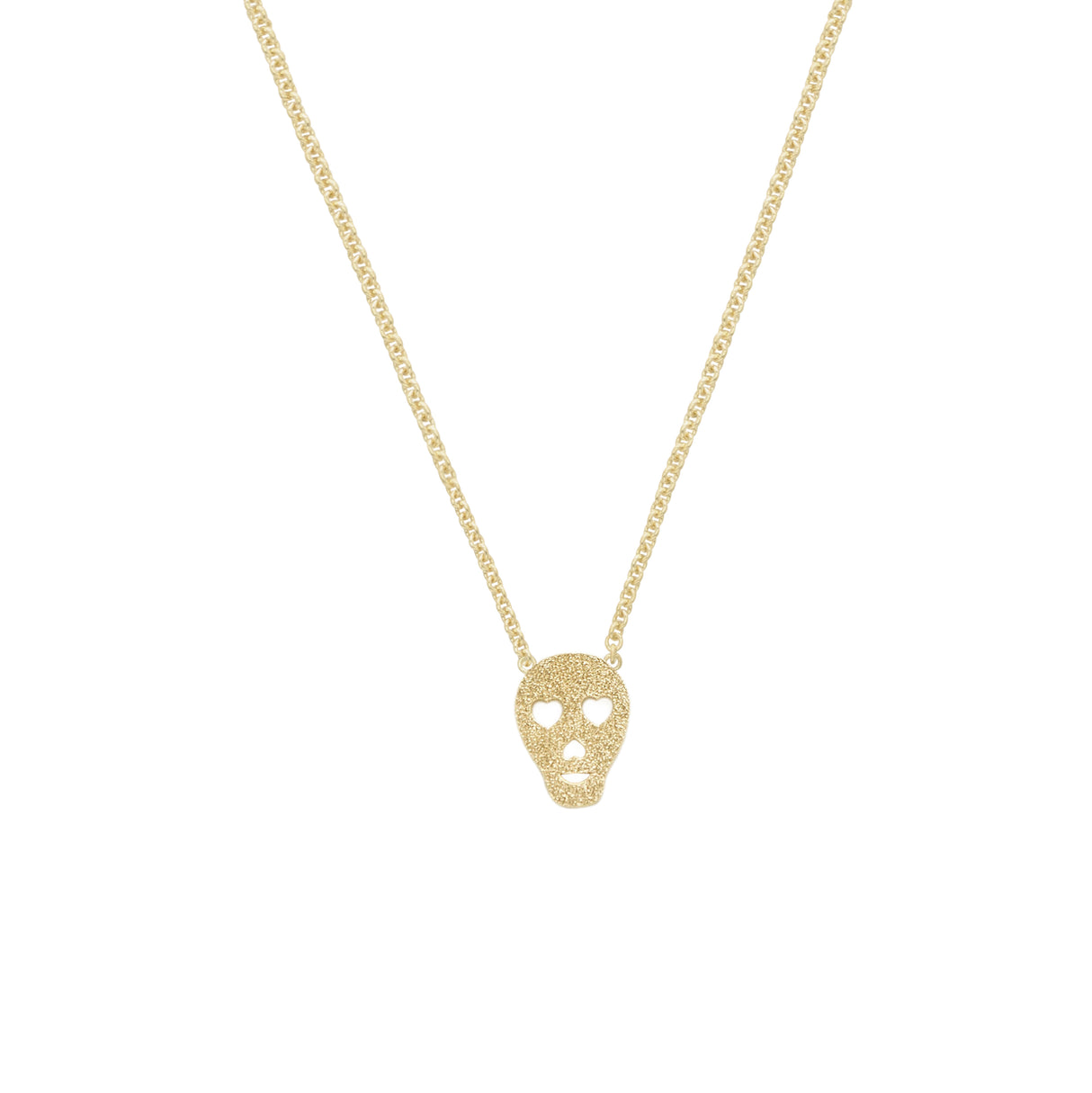 Collar Calavera Gold