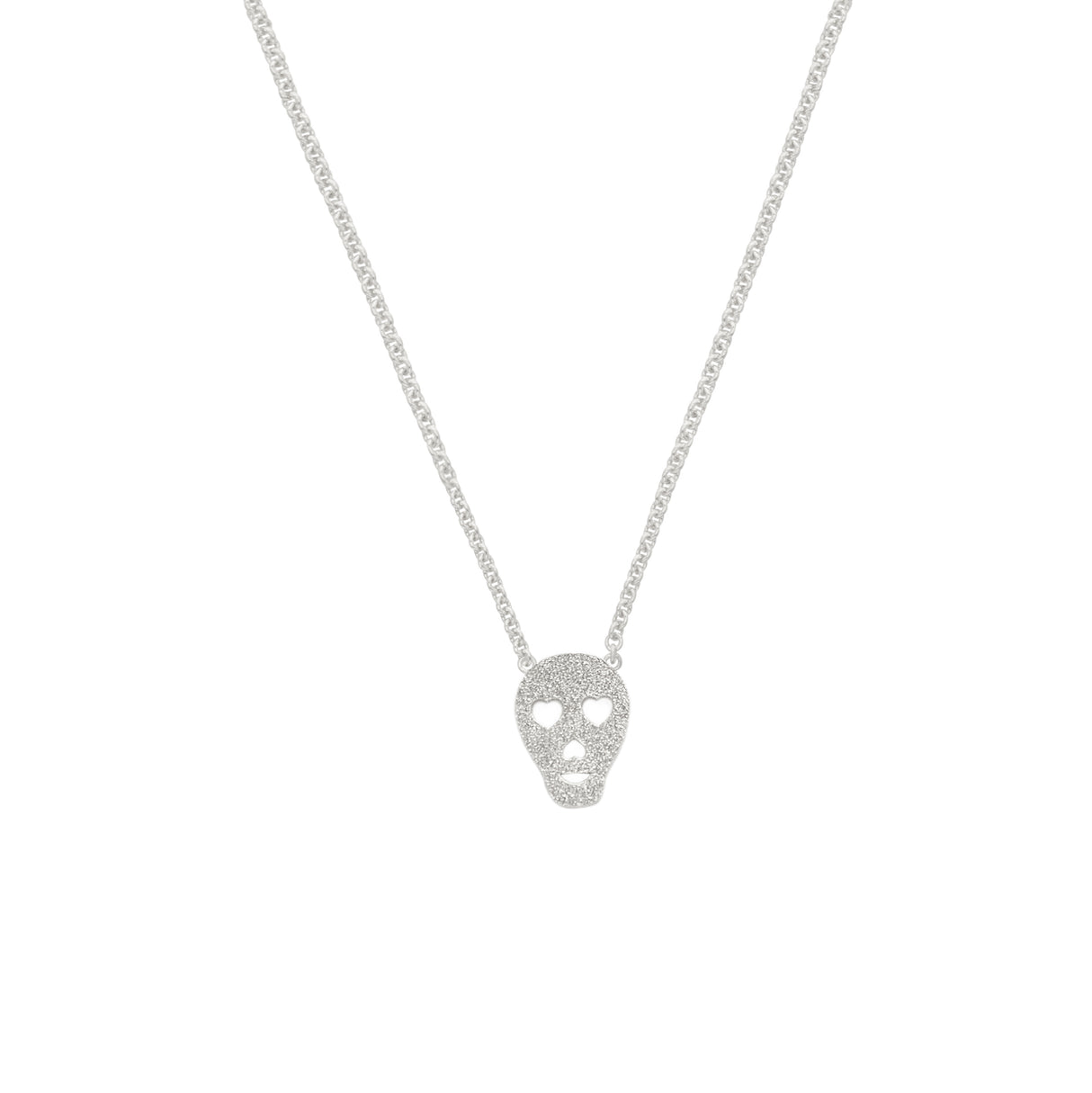Collar Calavera Silver