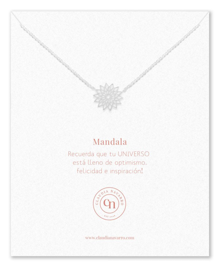Collar Mandala Silver