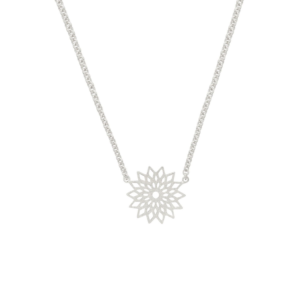 Collar Mandala Silver