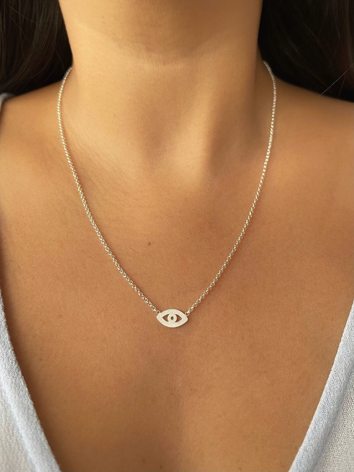 Collar Ojo Silver