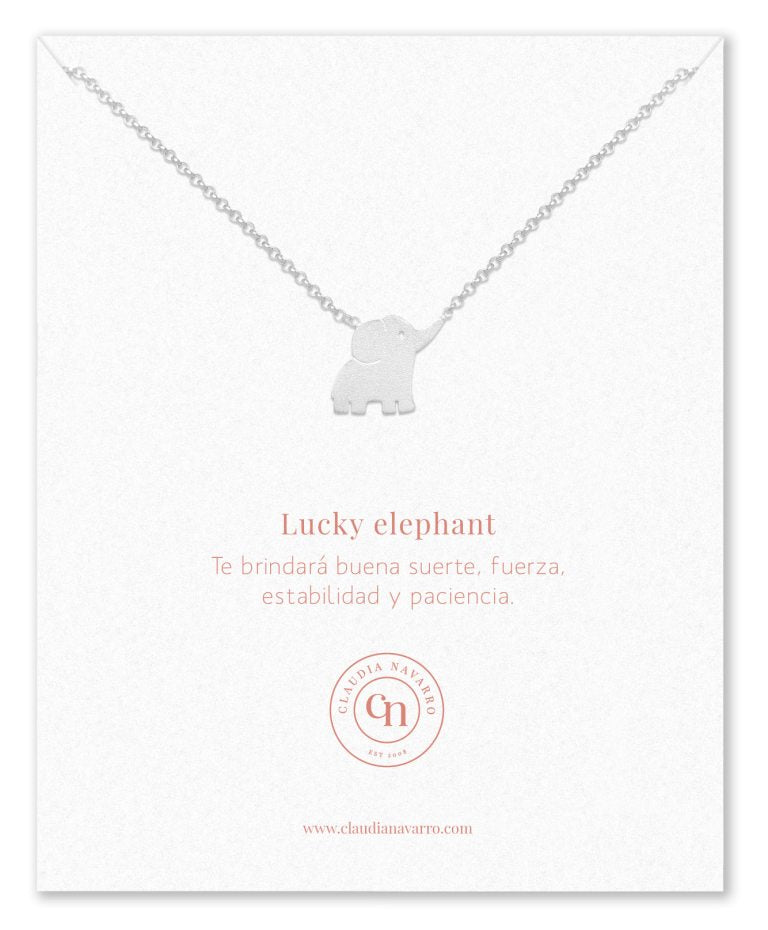 Collar Elefante Silver