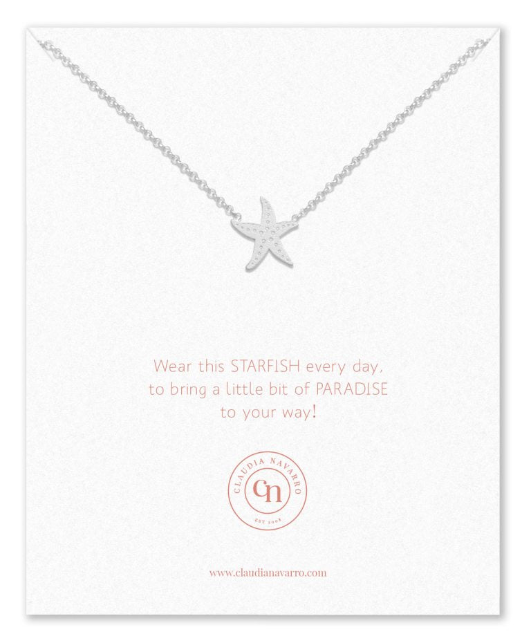 Collar Starfish Silver