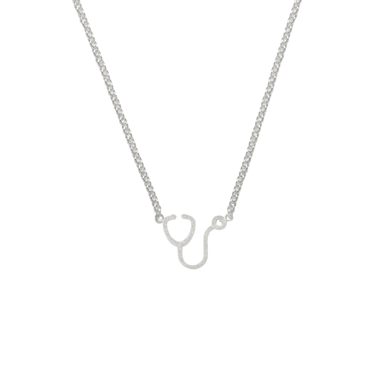 Collar Estetoscopio Silver