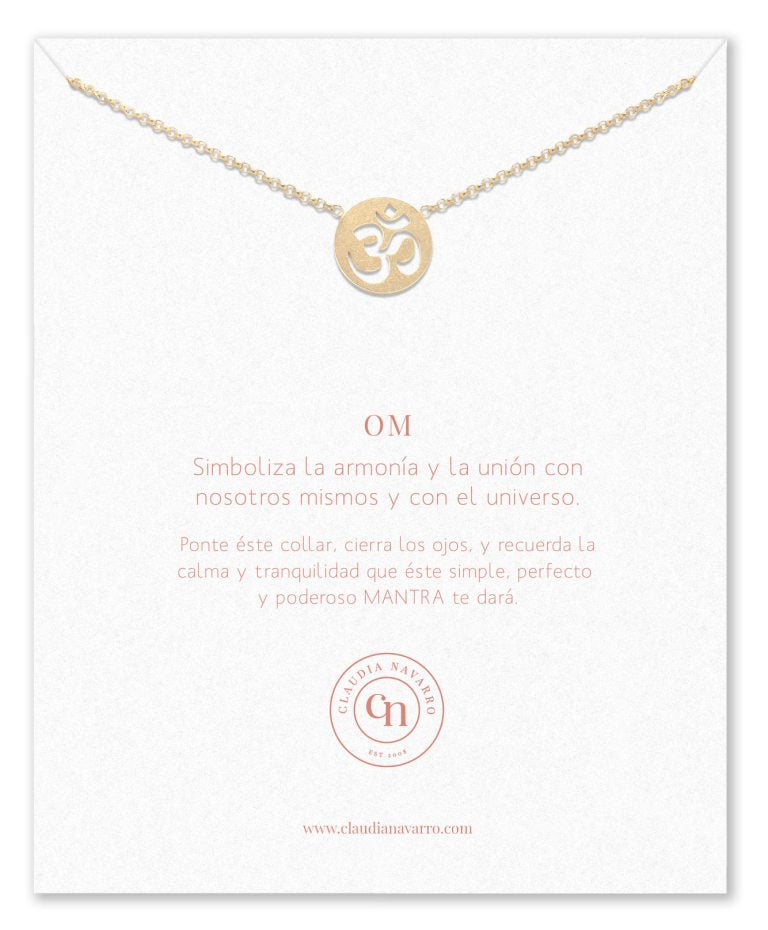 Collar Om Gold