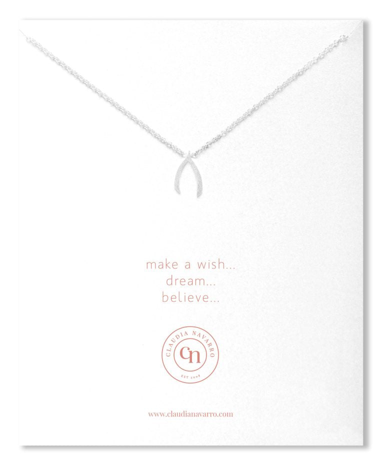 Collar Hueso de la Suerte Silver