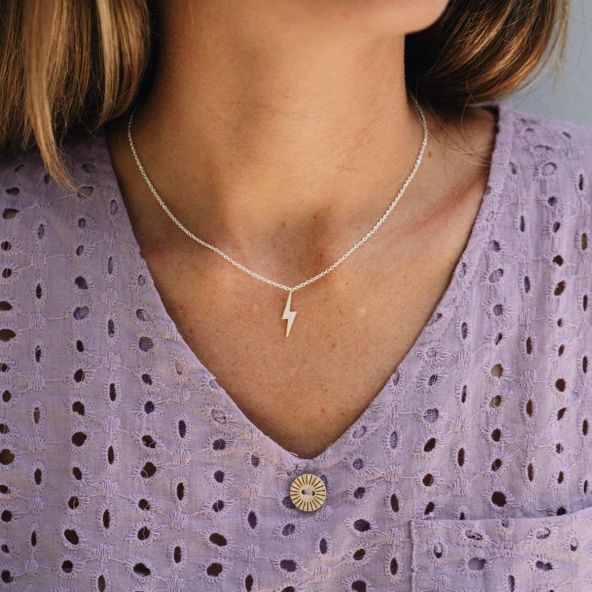 Collar Rayo Silver