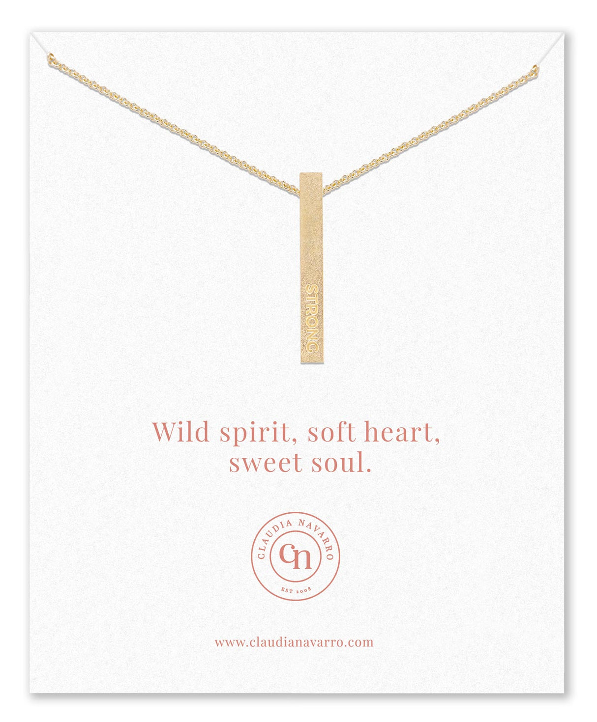 Collar Barra Strong Gold