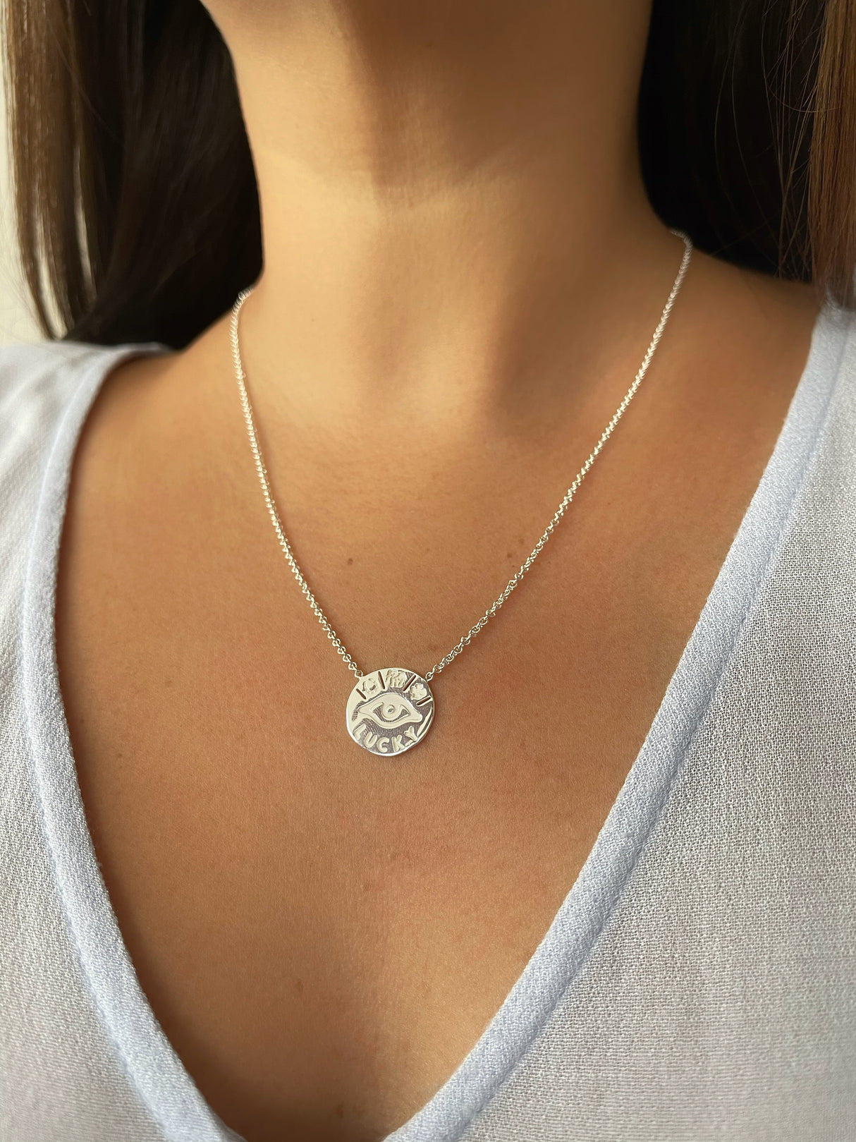 Collar Lucky Talisman Silver