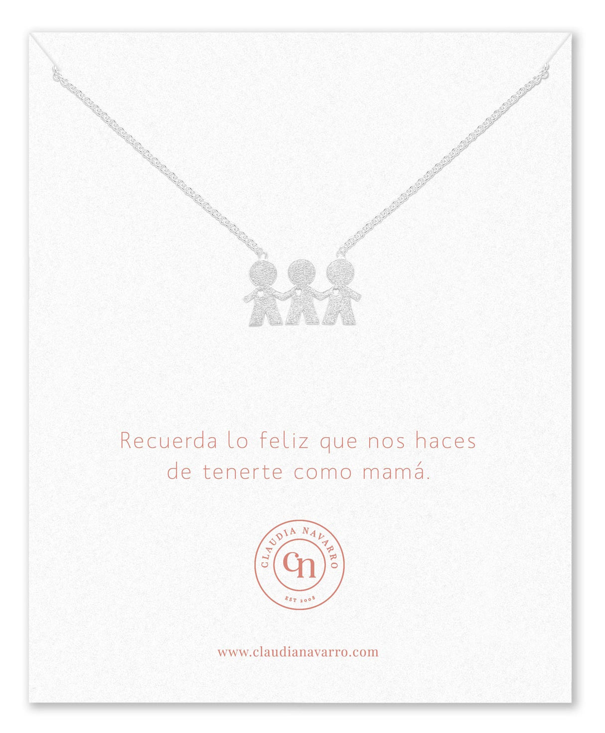Collar Niño Niño Niño Silver