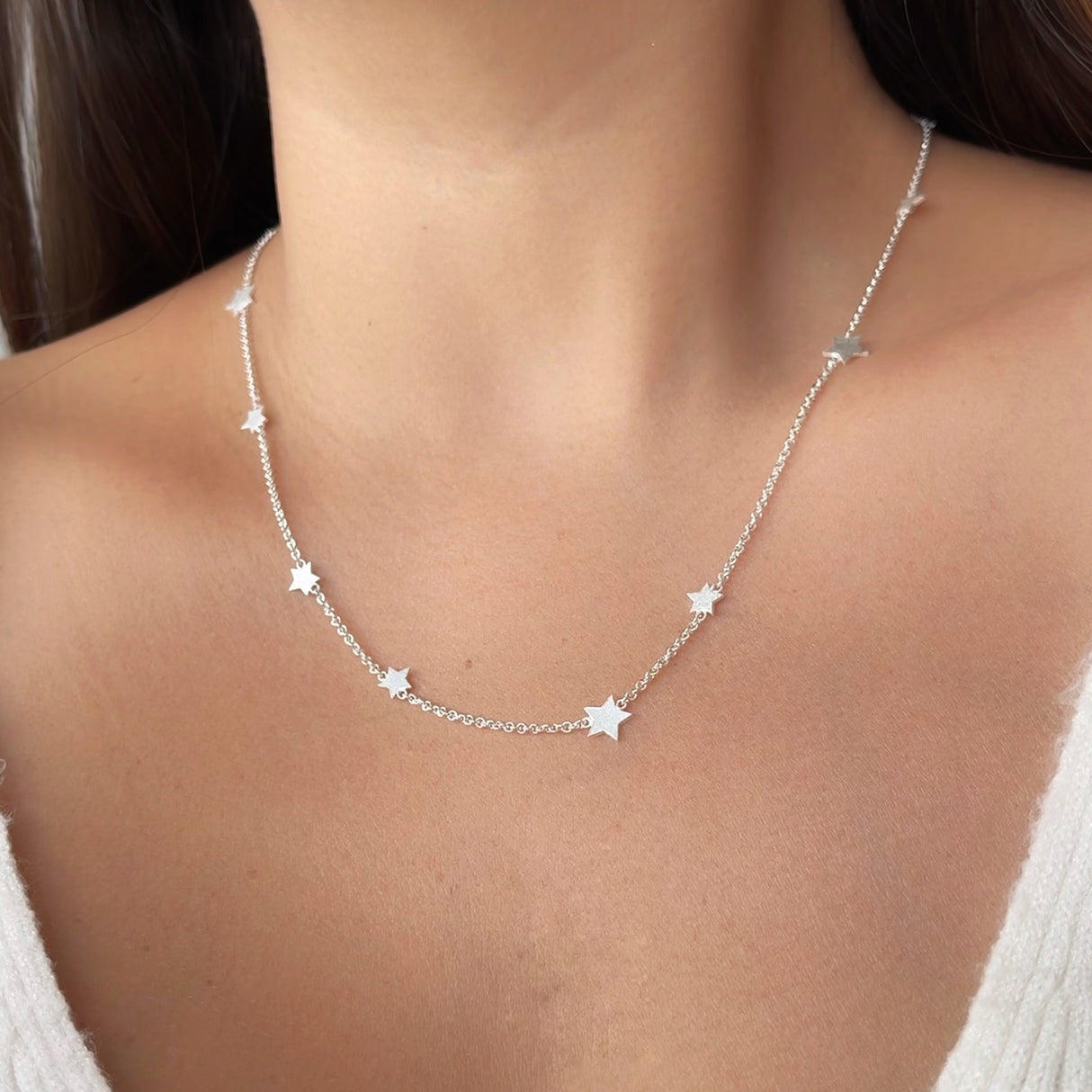 Collar Estrellitas Silver