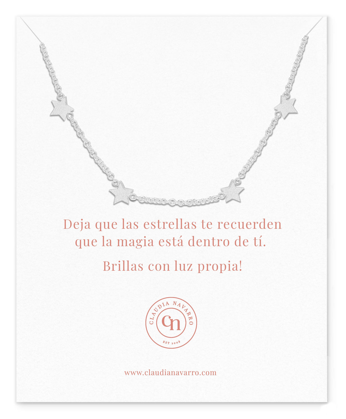 Collar Kids Estrellitas Silver