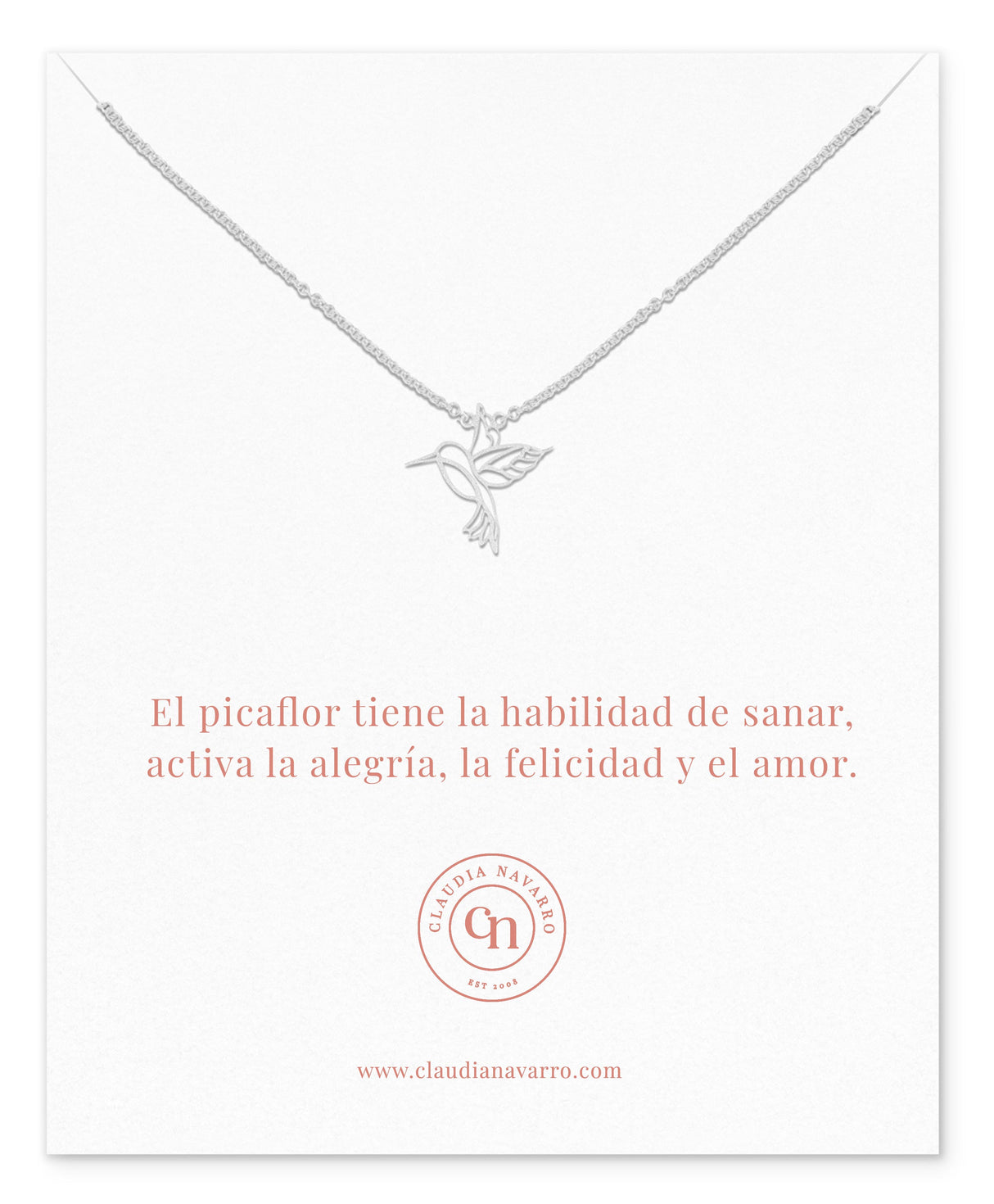 Collar Picaflor Silver