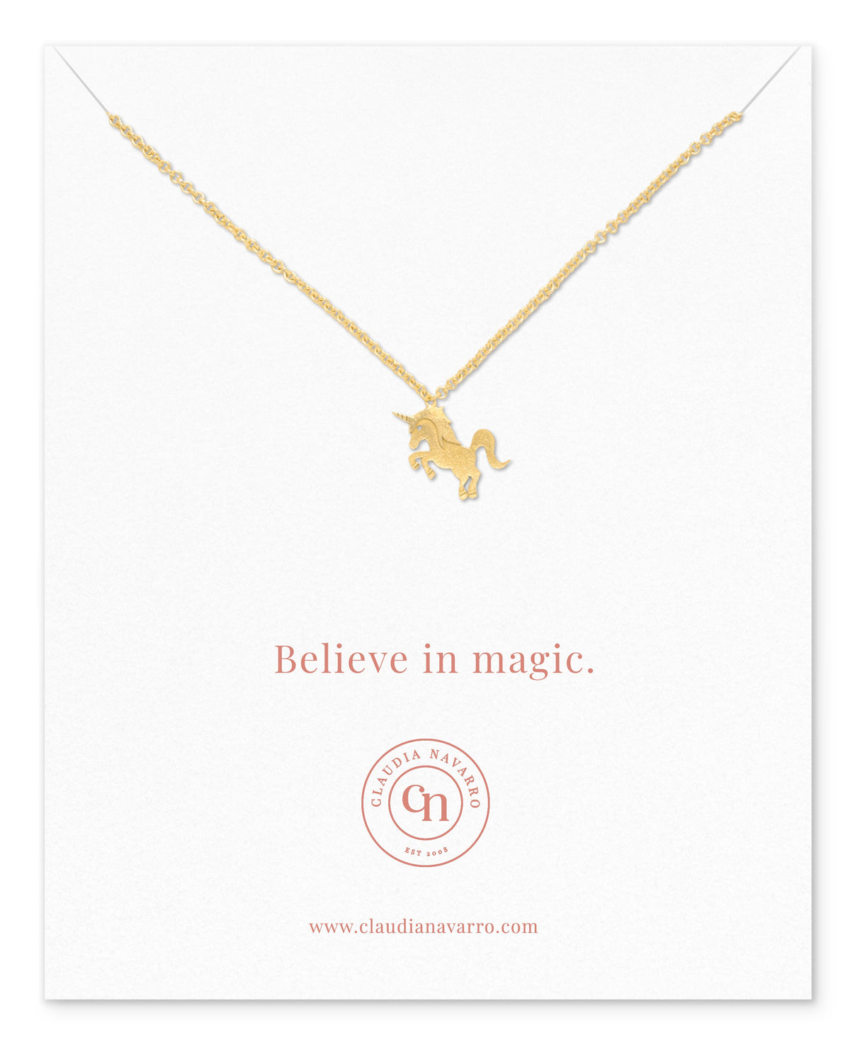 Collar Kids Unicornio2 Gold