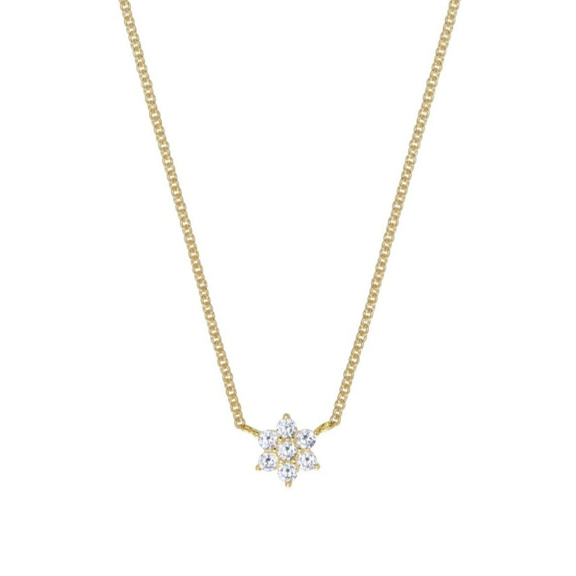 Collar CZ ROSETA GOLD