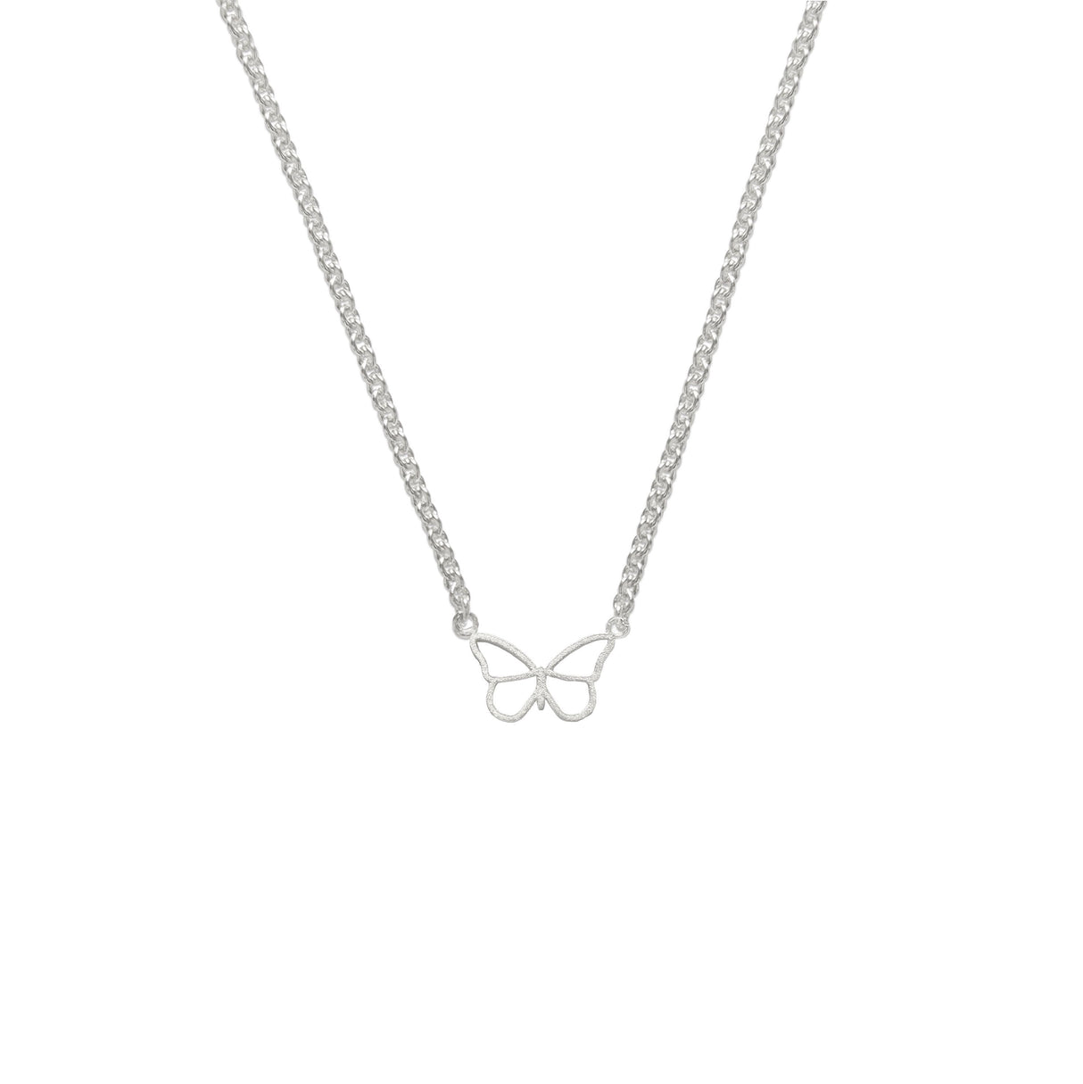 Collar Kids Mariposa2 Silver