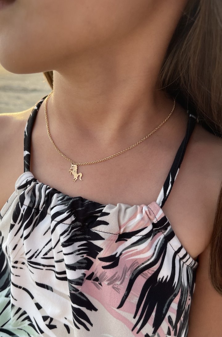 Collar Kids Unicornio2 Gold