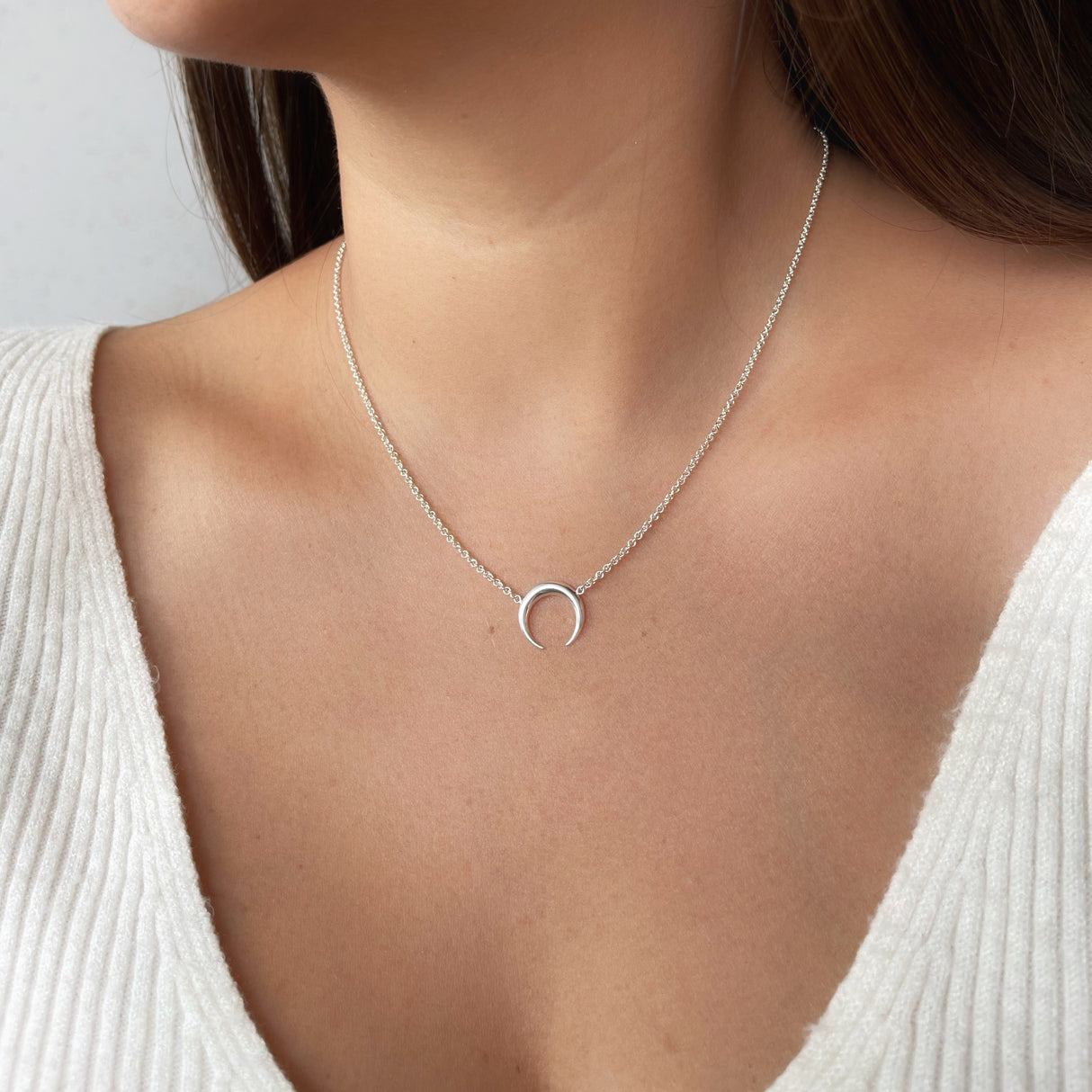 Gargantilla Moon Silver