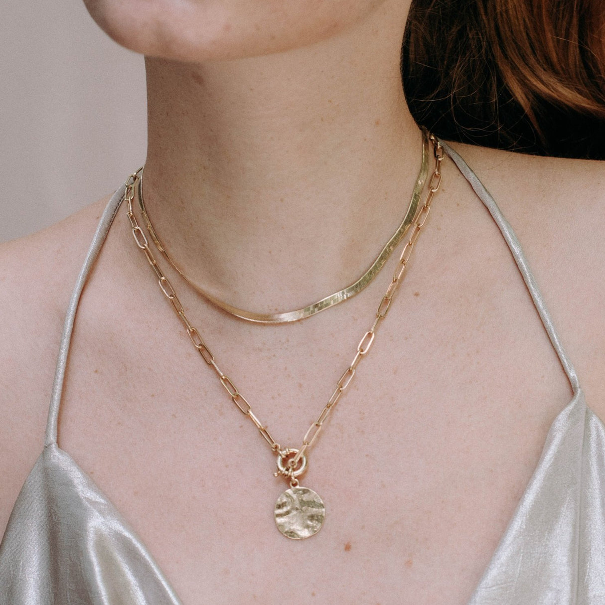 Gargantilla Toggle Flare Gold