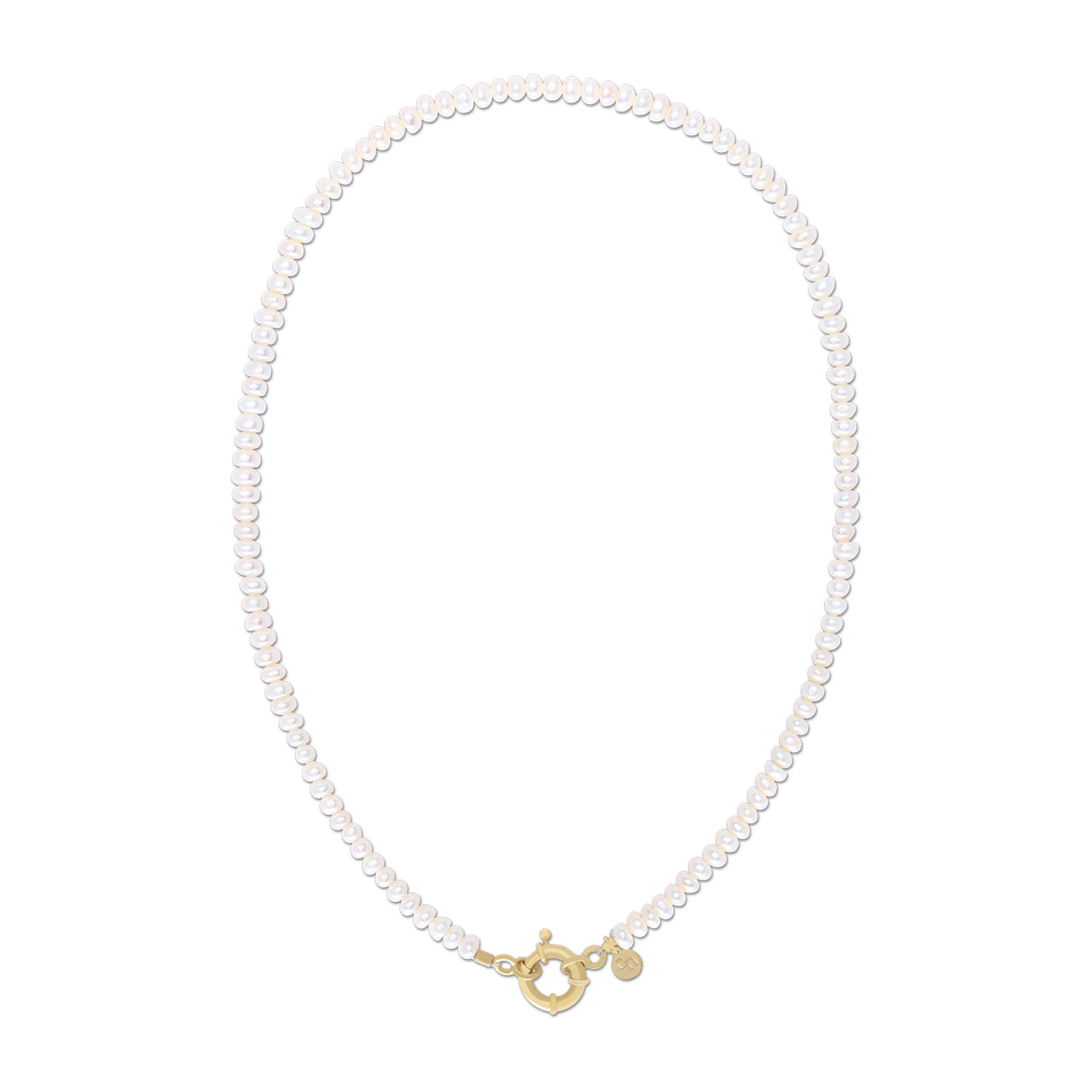 Gargantilla Toggle Pearl Gold