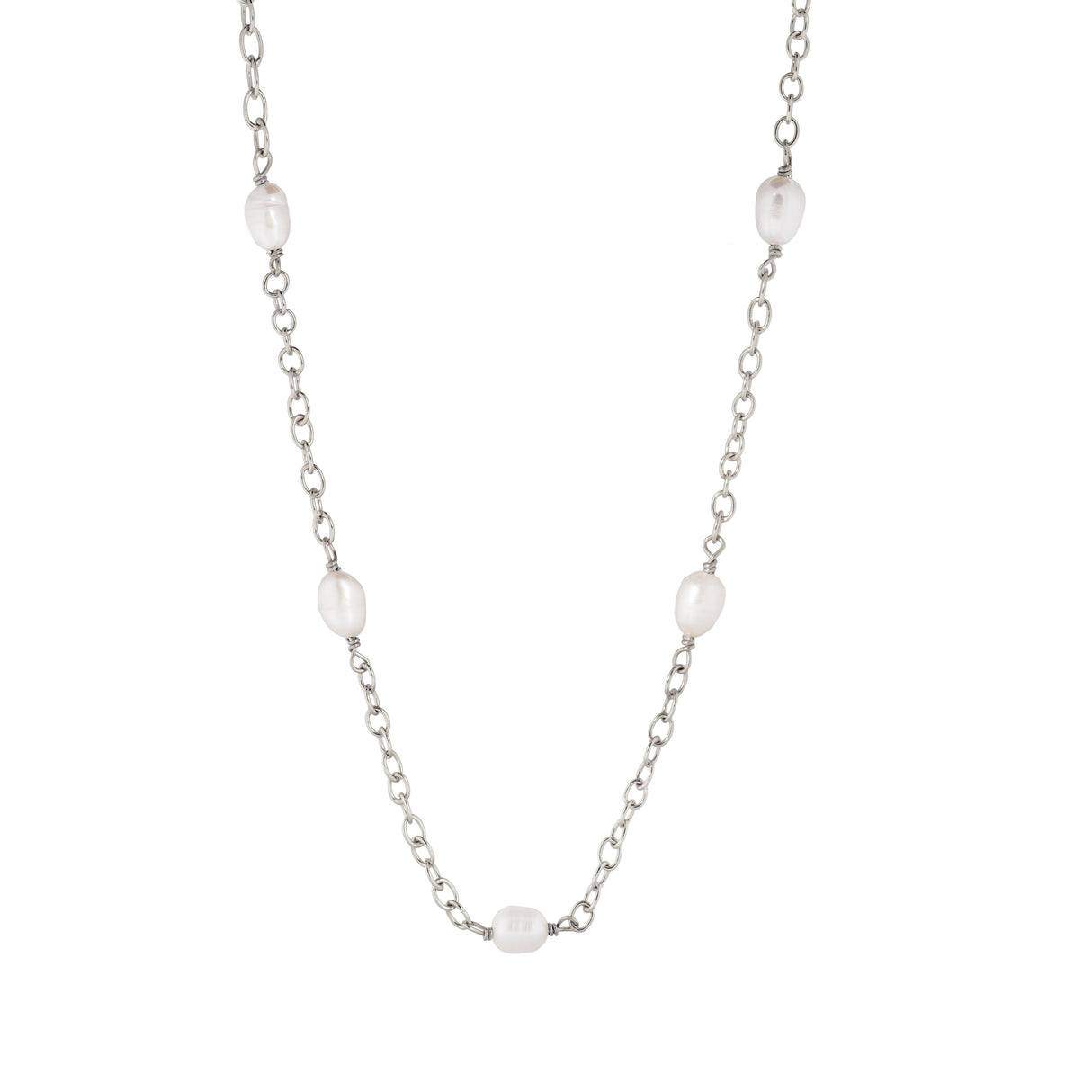 Gargantilla Kala Pearl Silver