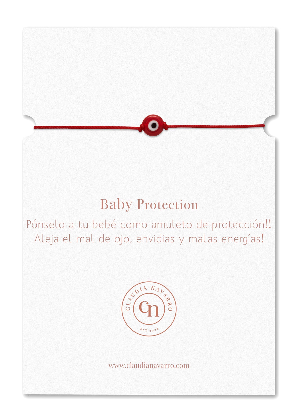 Pulsera Hilo Ojito Baby - Rojo